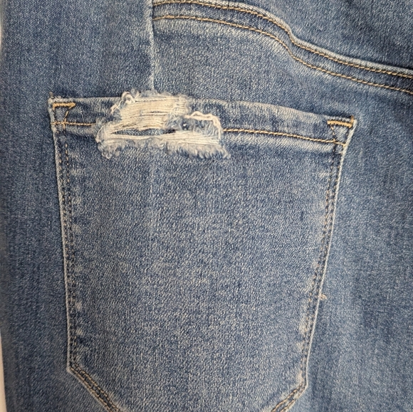 Flying Monkey Black Label Women's Blue  Flared Jeans Size 32 - Picture 5 of 15